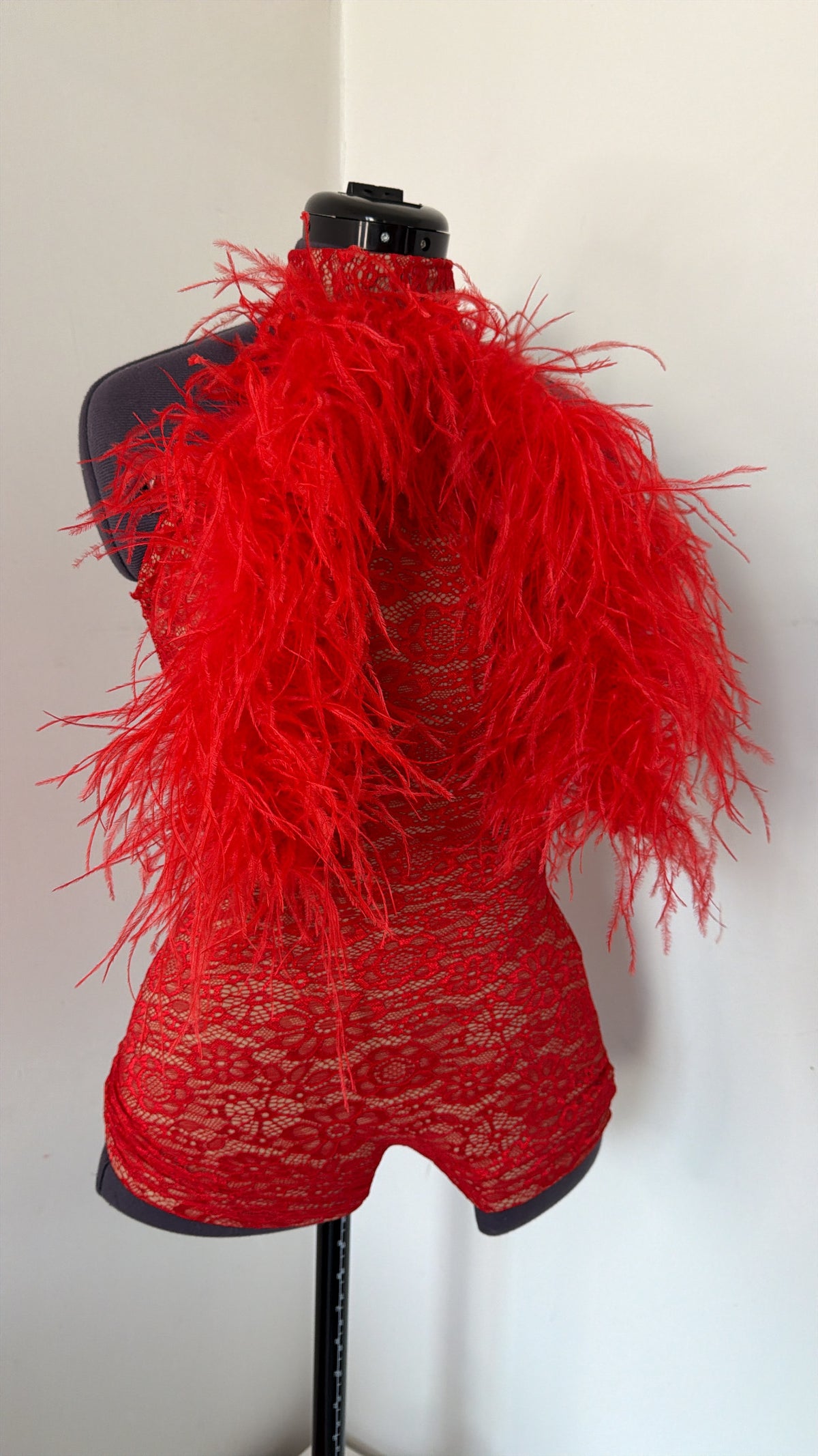 Red Playsuit (Size 6)